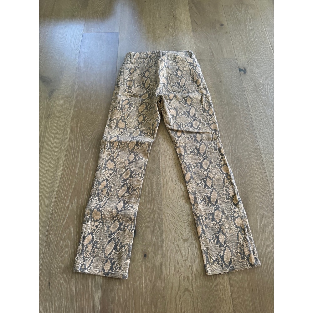 Frame Le High Rise Python Print Pant - Picture 5 of 6